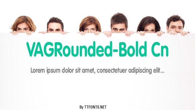 VAGRounded-Bold Cn example